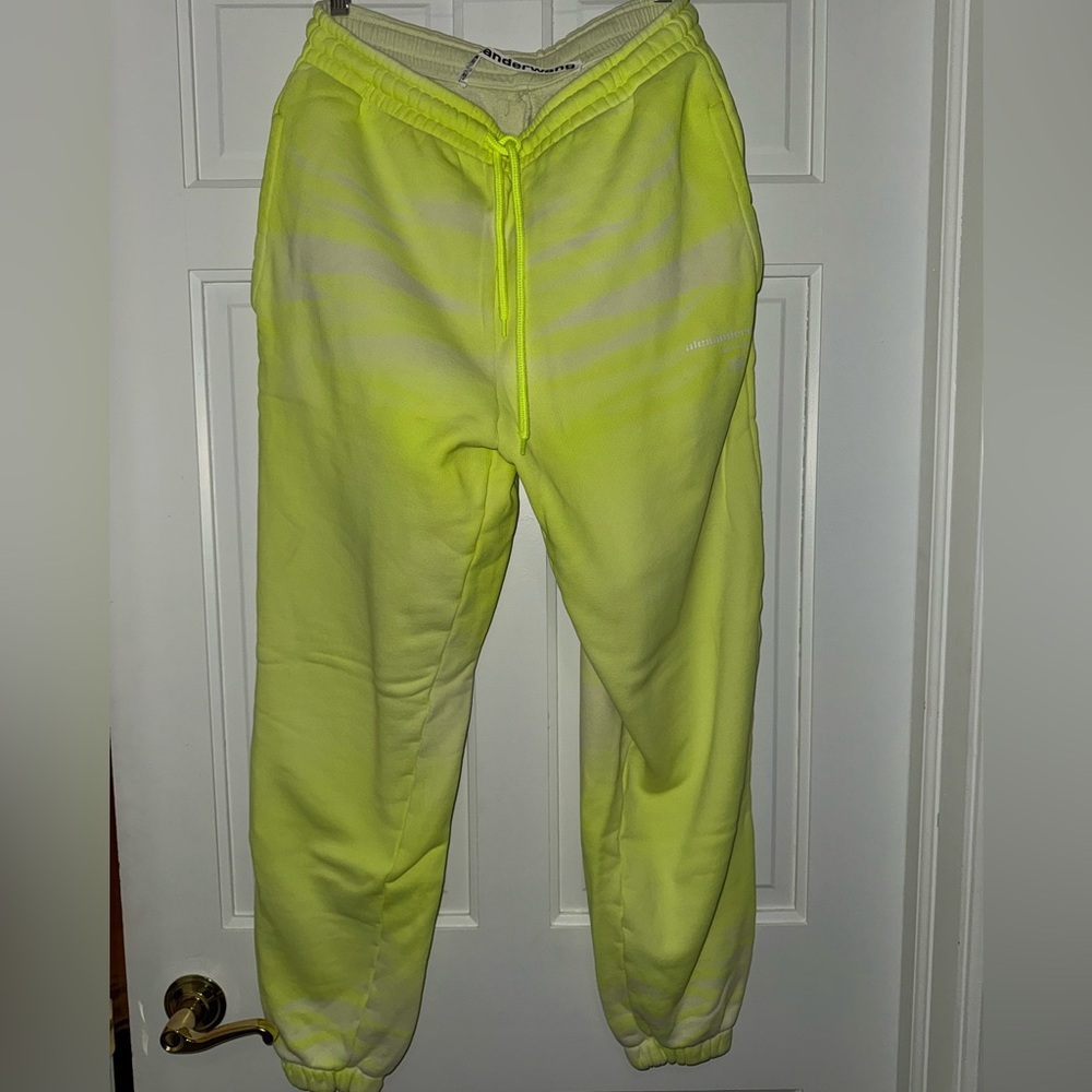 Alexander Wang Bright Yellow Sweatpants